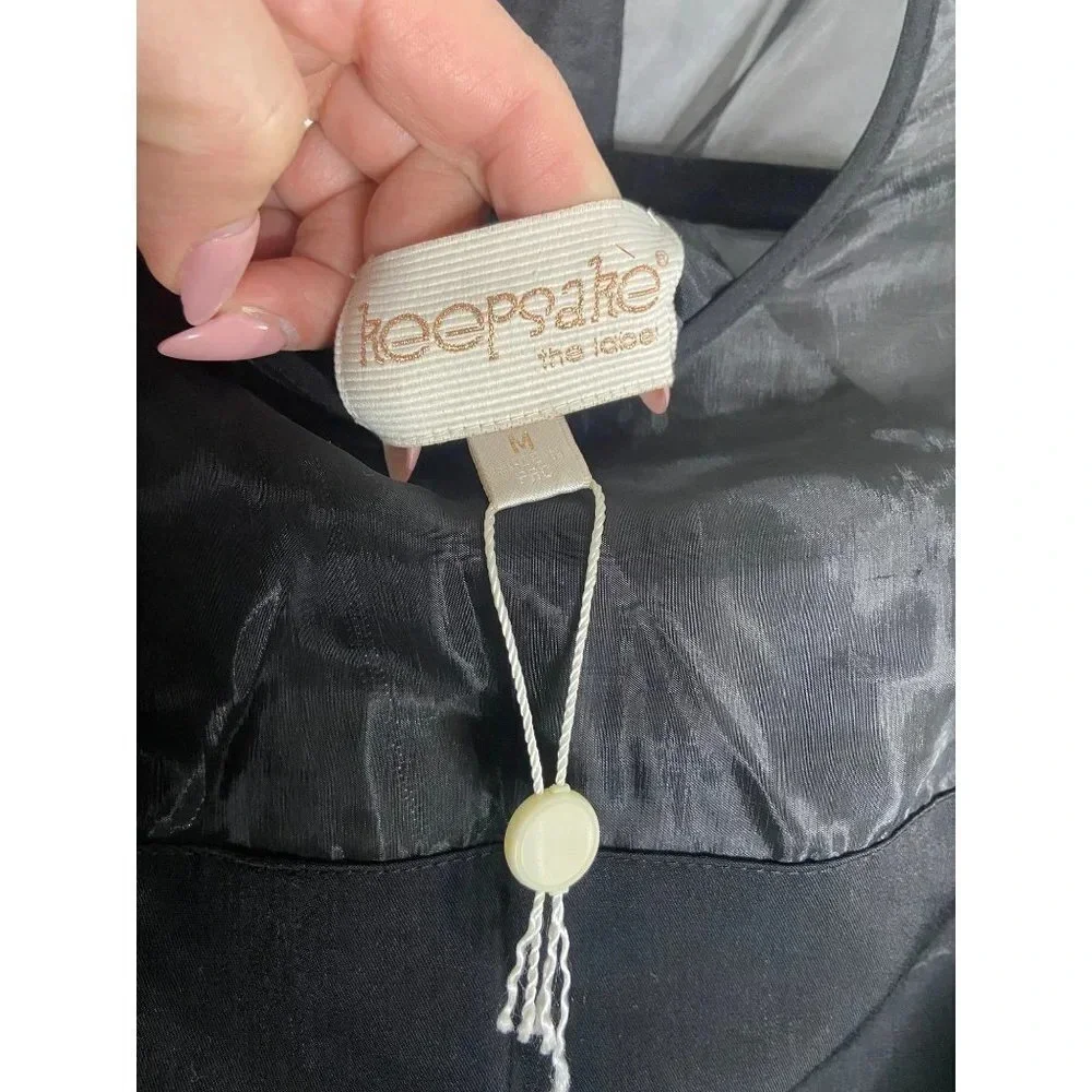 NWOT Keepsake the Label Clear Spirits Dress Black-sz Medium - Picture 10 of 11